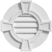 Round Louvers with Keystone