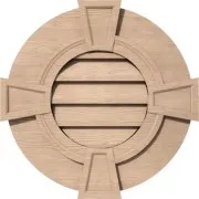 Round Louvers with Keystone